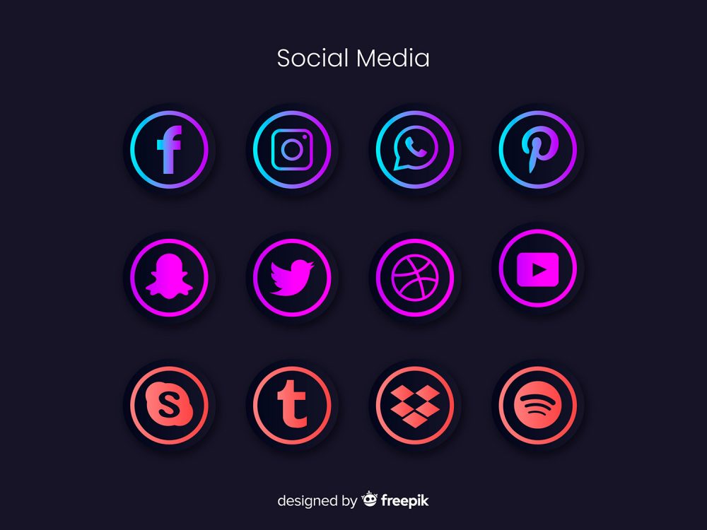Free Social Media Vector Icons