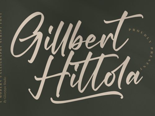 Gillbert Hittola Free Font