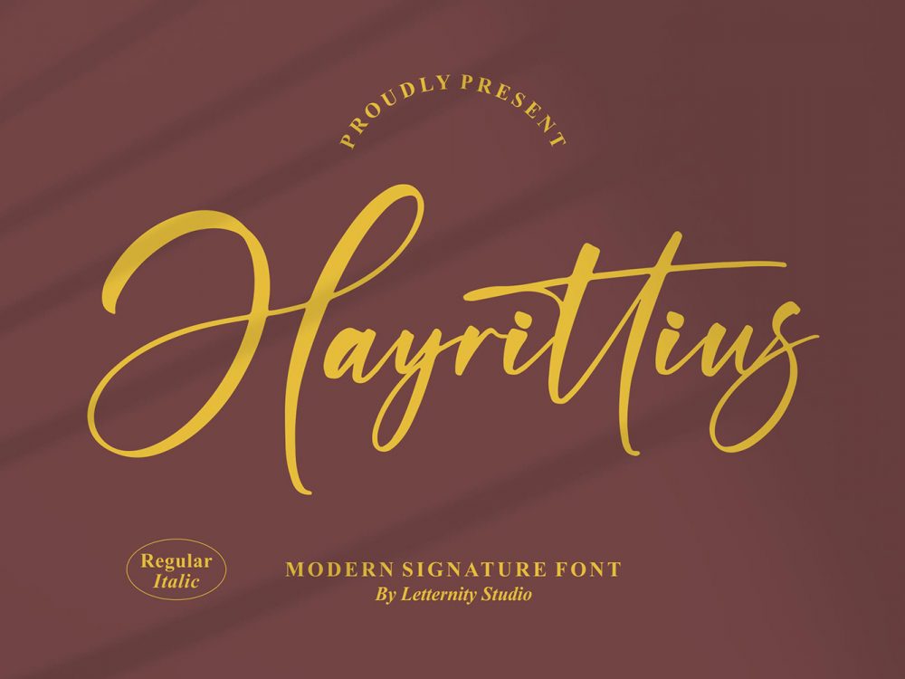 Hayrittius Free Font