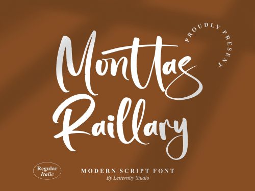 Monttas Raillary Free Font
