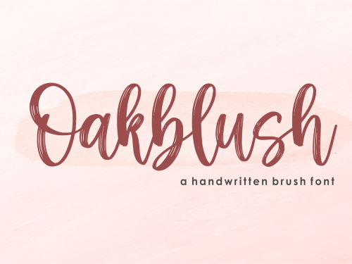 Oakblush Free Font