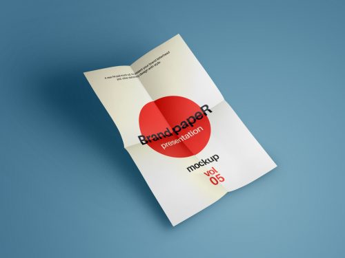 Psd A4 Paper Mockup