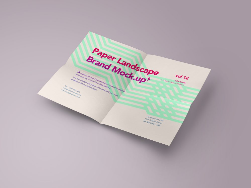Psd A4 Paper Mockup
