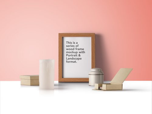 Wood Frame Mockup