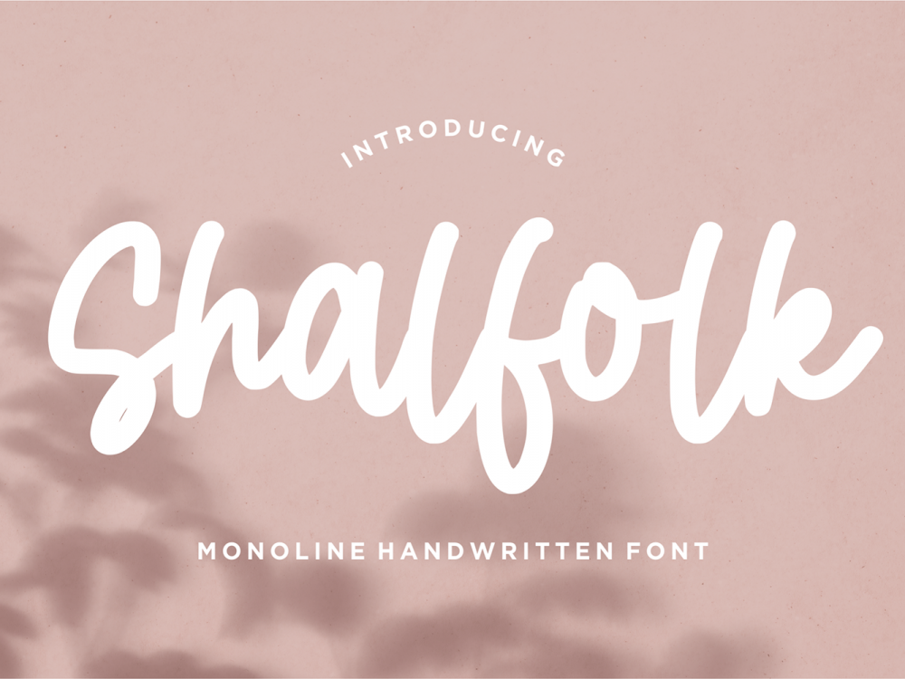 Shalfolk Free Font