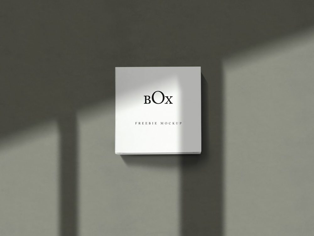 Square Box Mockups