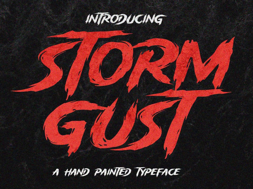 Storm Gust Free Font