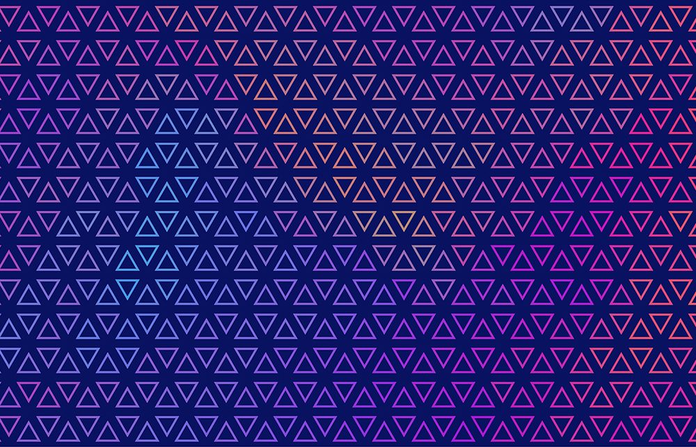 Abstract Triangle Pattern