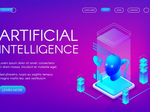 Artificial Intelligence Concept Background