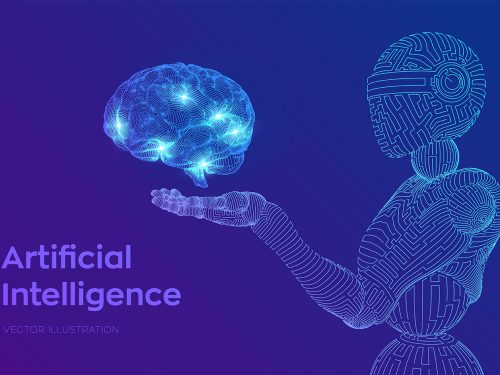Artificial Intelligence Concept Background