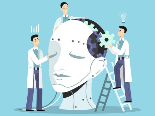 Artificial Intelligence Concept Background