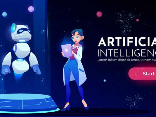 Artificial Intelligence Concept Background