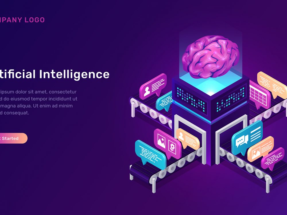 Artificial Intelligence Concept Background