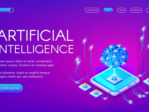 Artificial Intelligence Concept Background