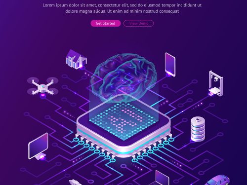 Artificial Intelligence Concept Background