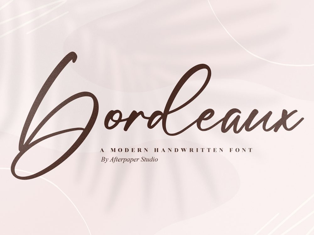 Bordeaux Free Font