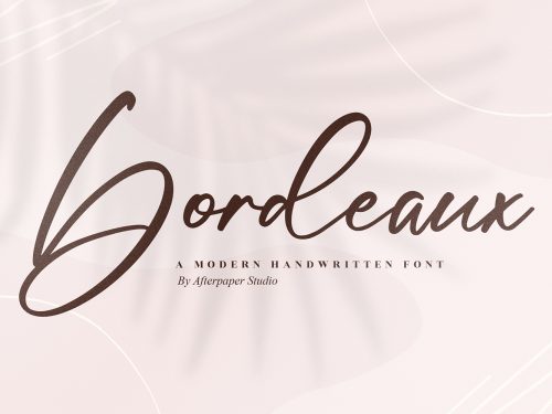 Bordeaux Free Font