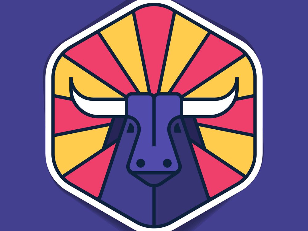 Bull Emblem Free Vector Illustration