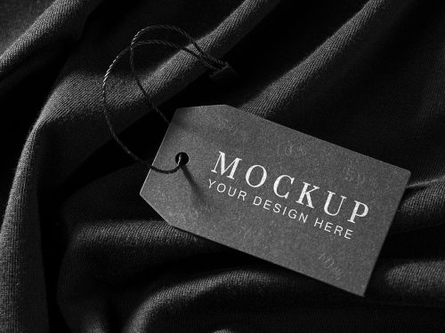 Clothing Free Mockup Tag