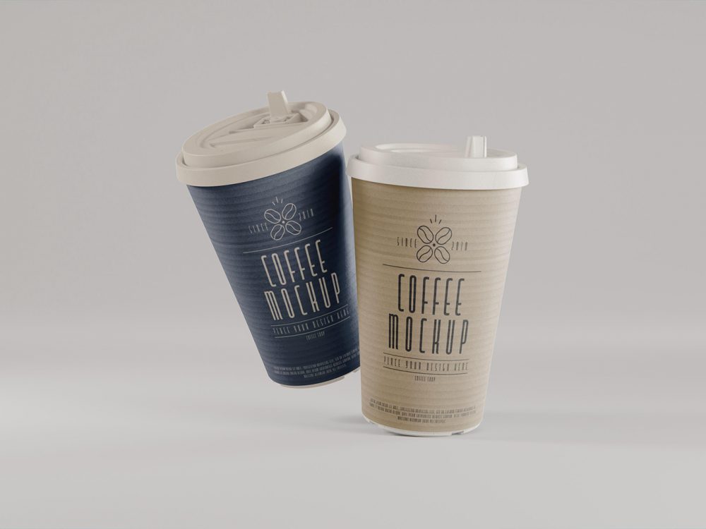 Coffee Cups Mockup