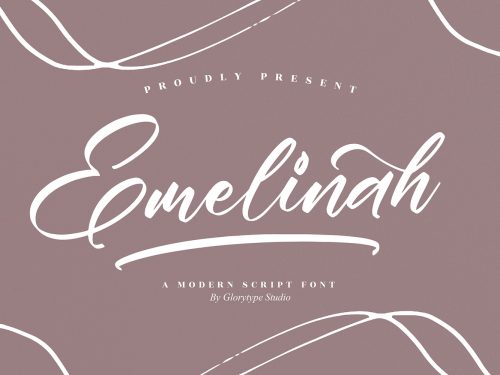 Emelinah Free Font