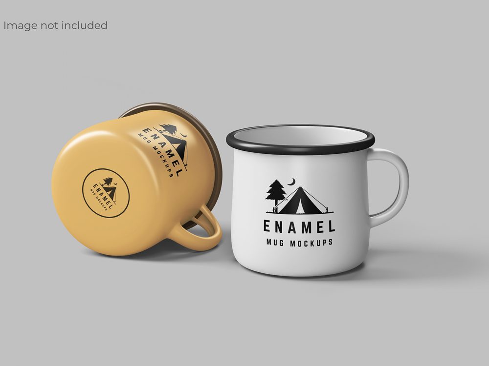 Enamel Mug Mockup