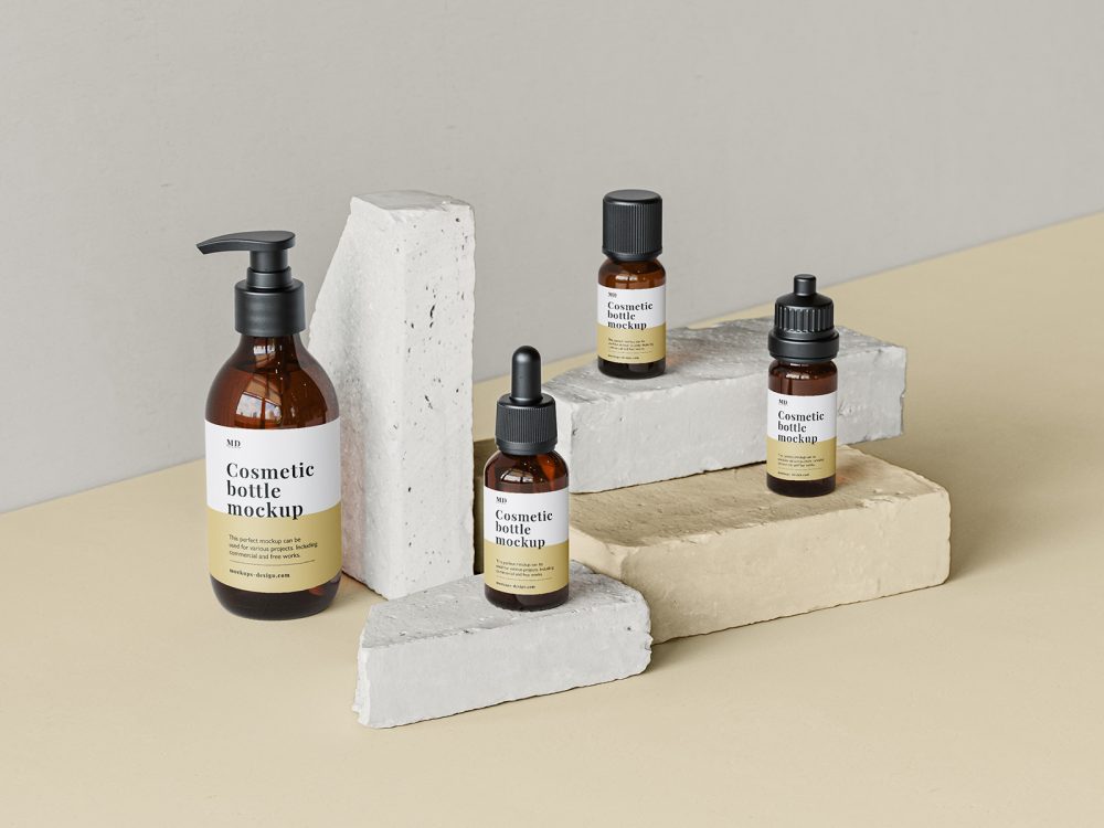 Free Aromatherapy Line Mockup