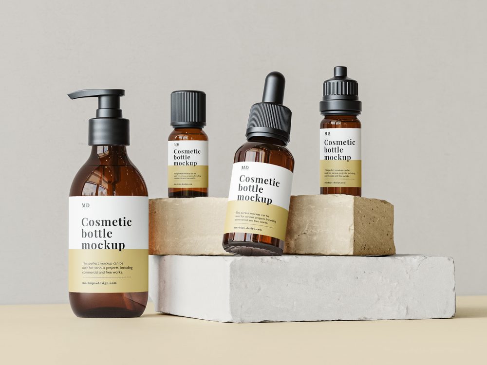 Free Aromatherapy Line Mockup