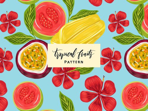 Free Fruit Vector Pattern