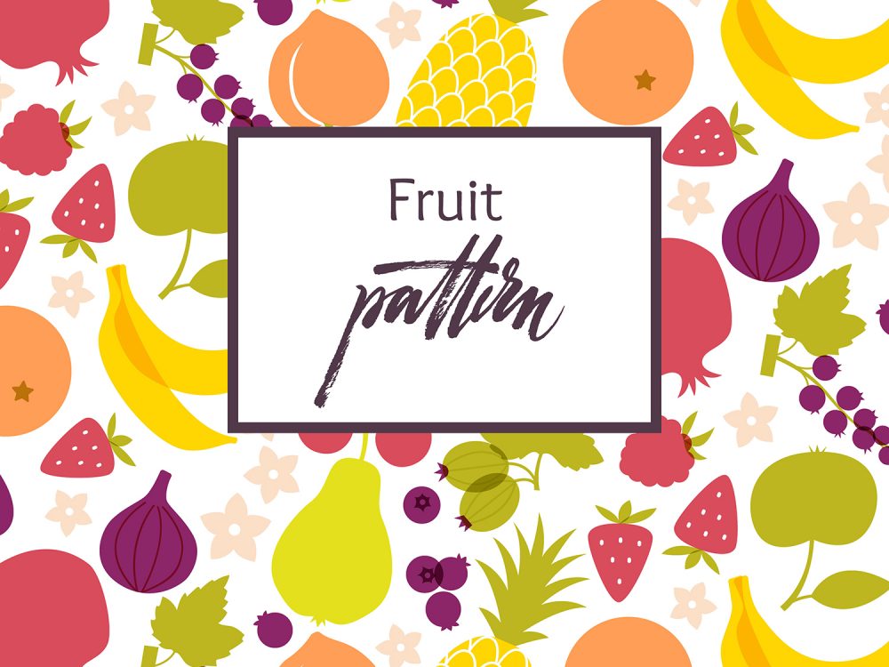 Free Fruit Vector Pattern