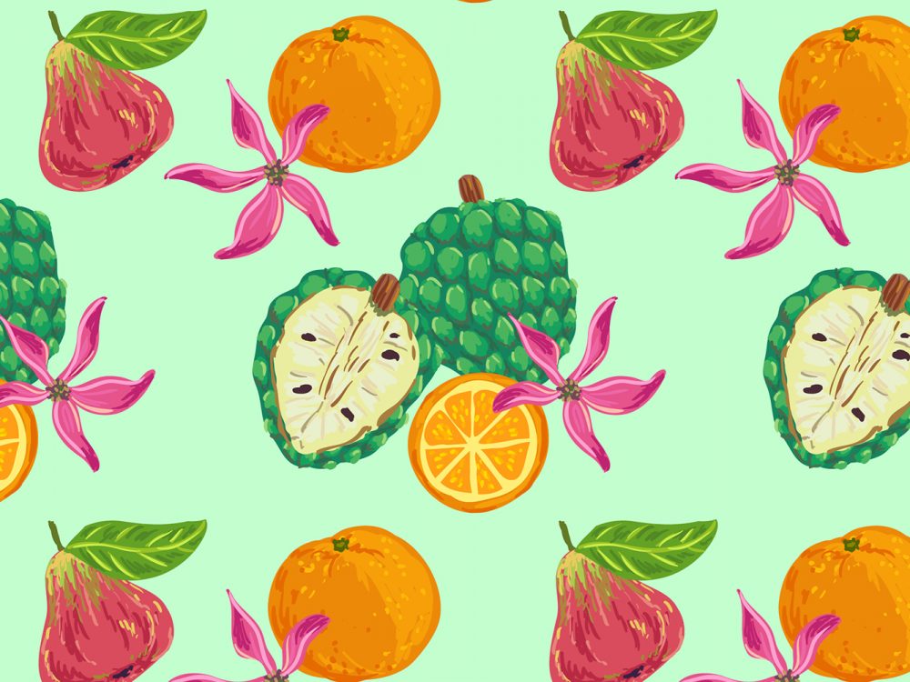 Free Fruit Vector Pattern