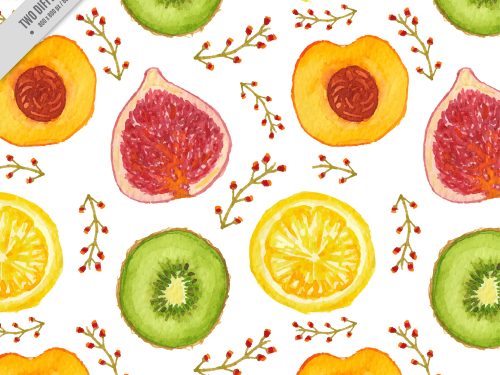 Free Fruit Vector Pattern