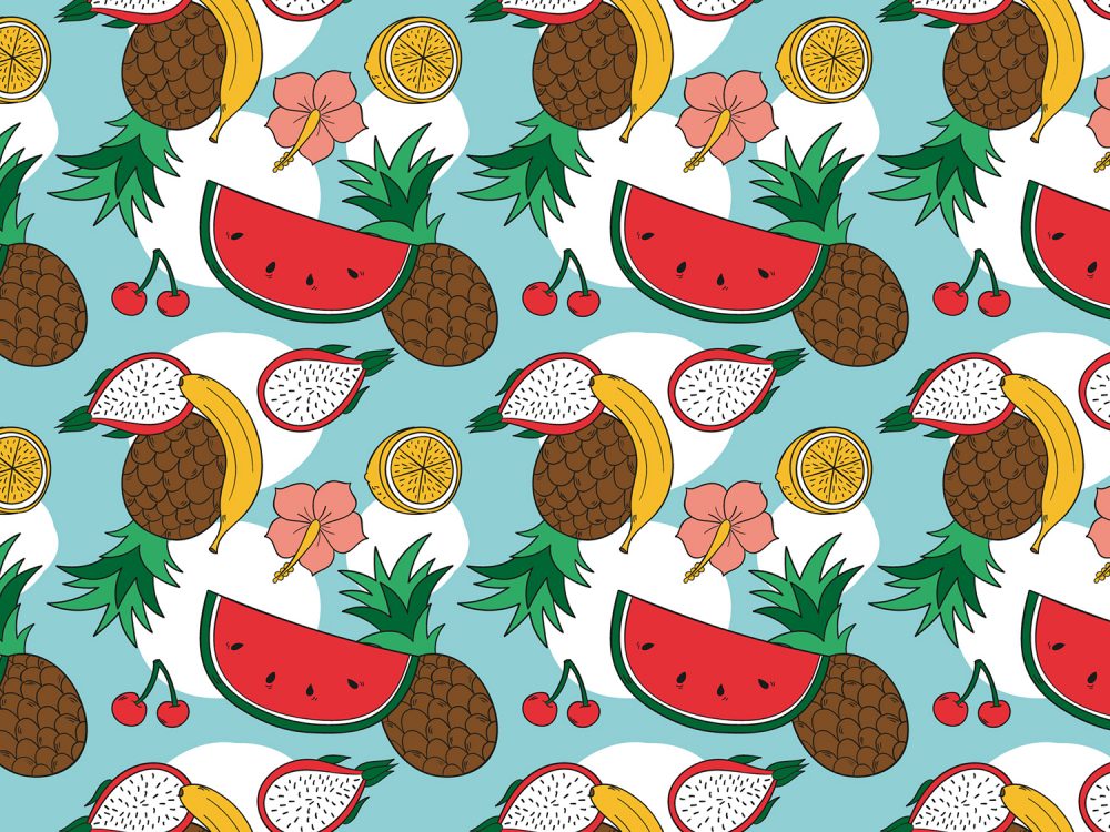 Free Fruit Vector Pattern