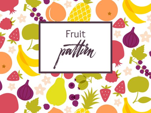 Free Fruit Vector Pattern