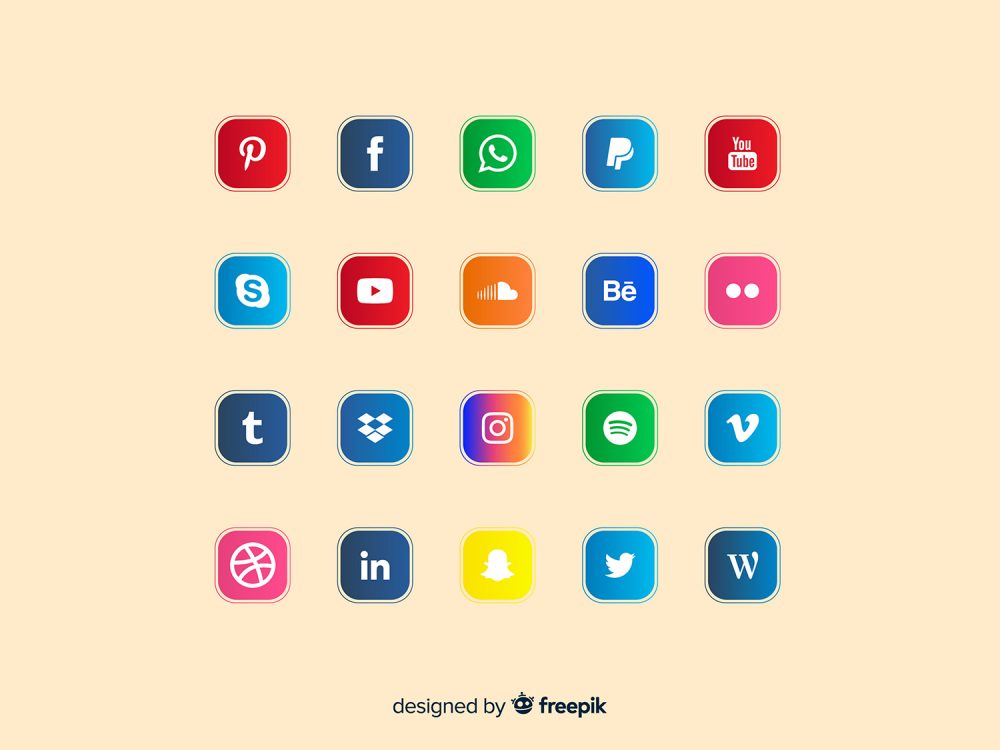Free Social Media Vector Icons
