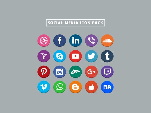 Free Social Media Vector Icons