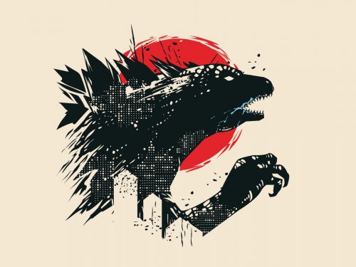 Godzilla Logo Free Vector Illustration