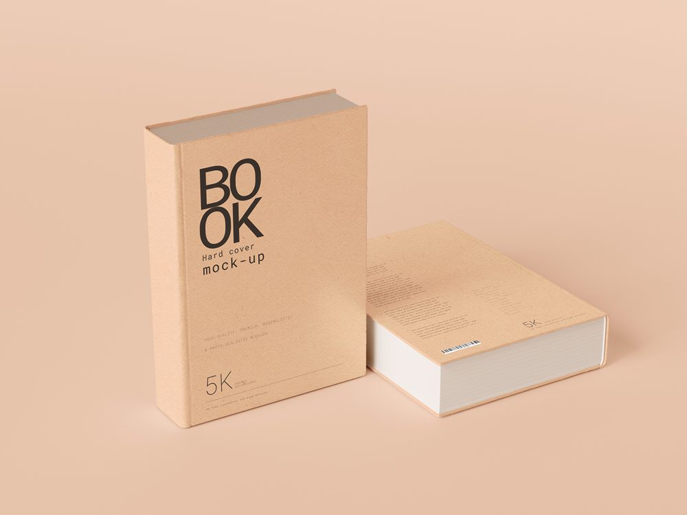Hardcover Book Free Mockup