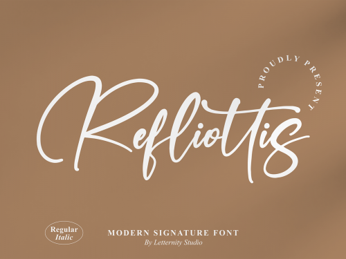 Refliottis Free Font