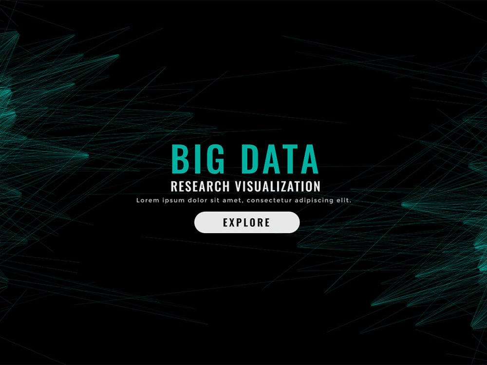 Science Digital Big Data Technology Background