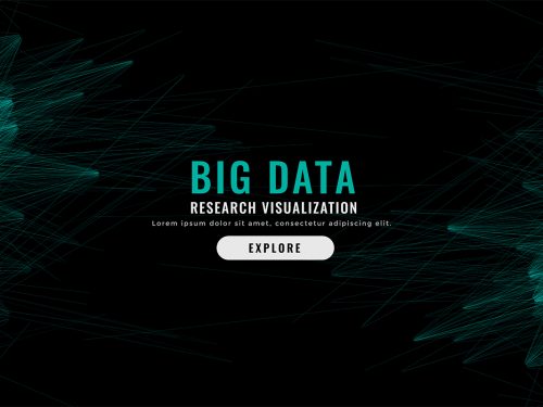 Science Digital Big Data Technology Background