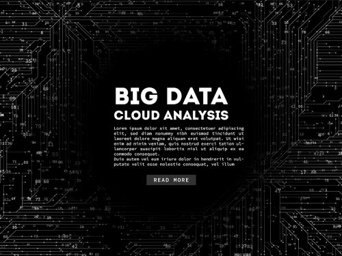 Science Digital Big Data Technology Background