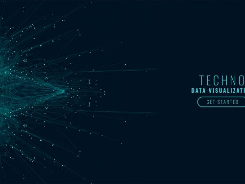 Science Digital Big Data Technology Background