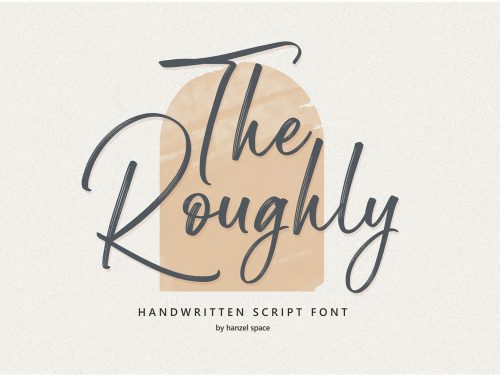 The Roughly Script Free Font