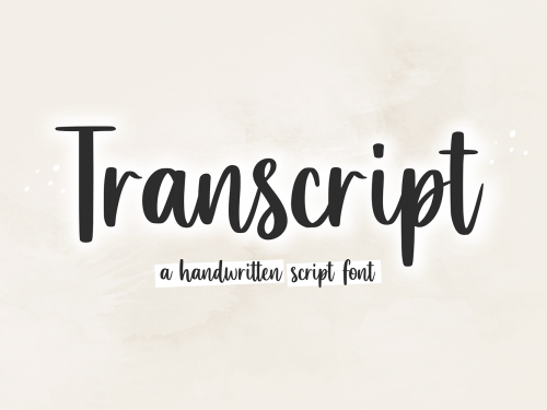 Transcript Free Font