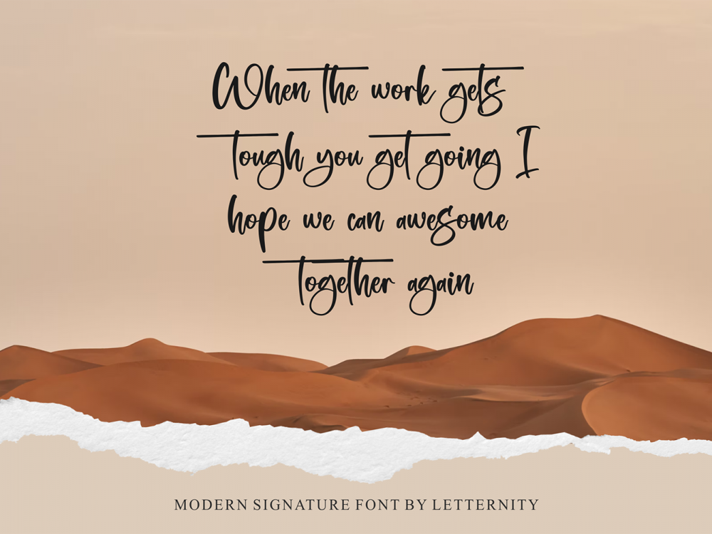 Westerny Barnett Free Font