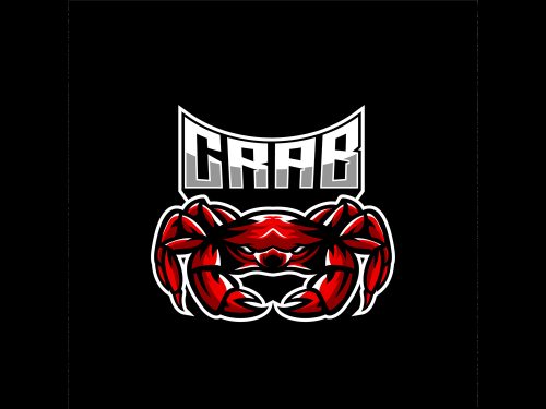 Сrab Emblem Free Vector Illustration