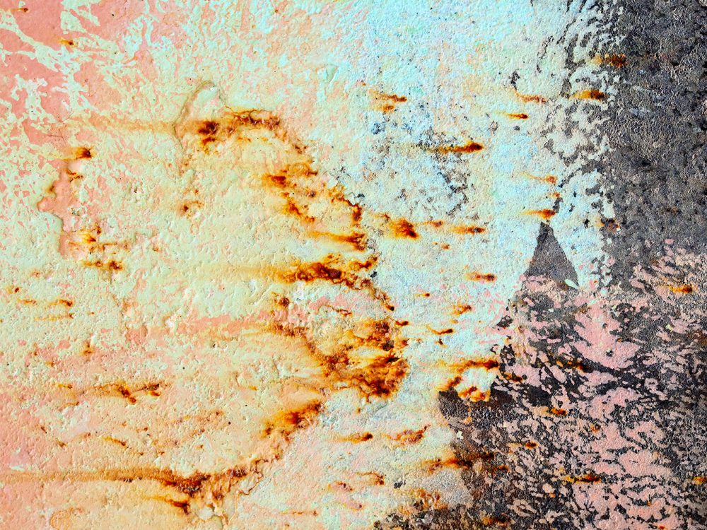 Abstract Metallic Surface Texture