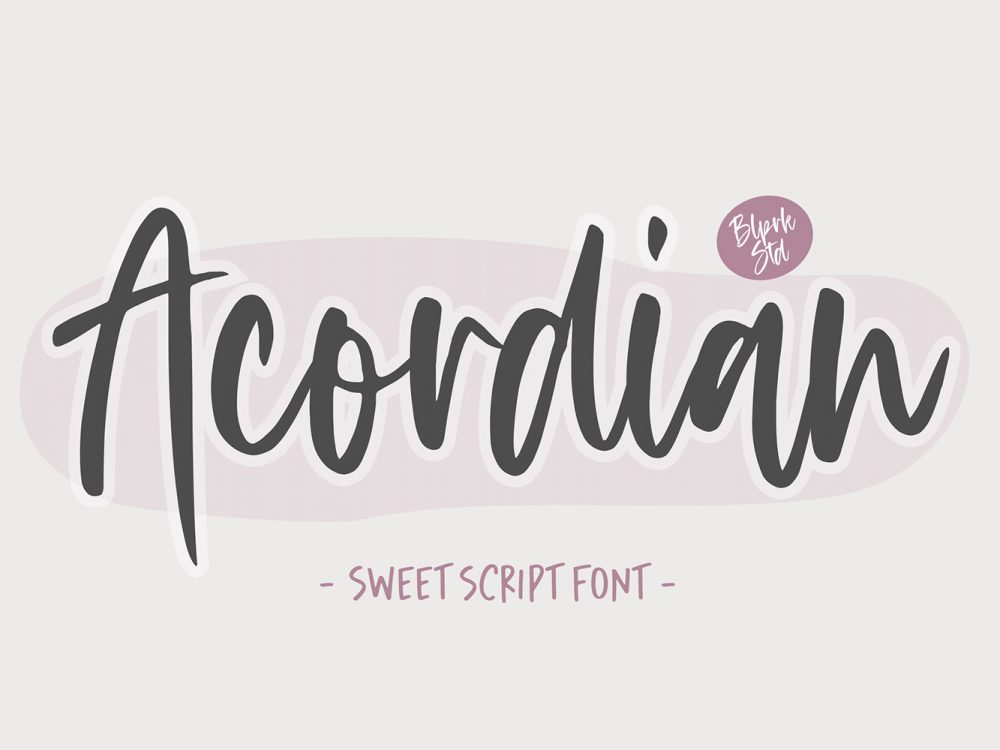 Acordian Free Font