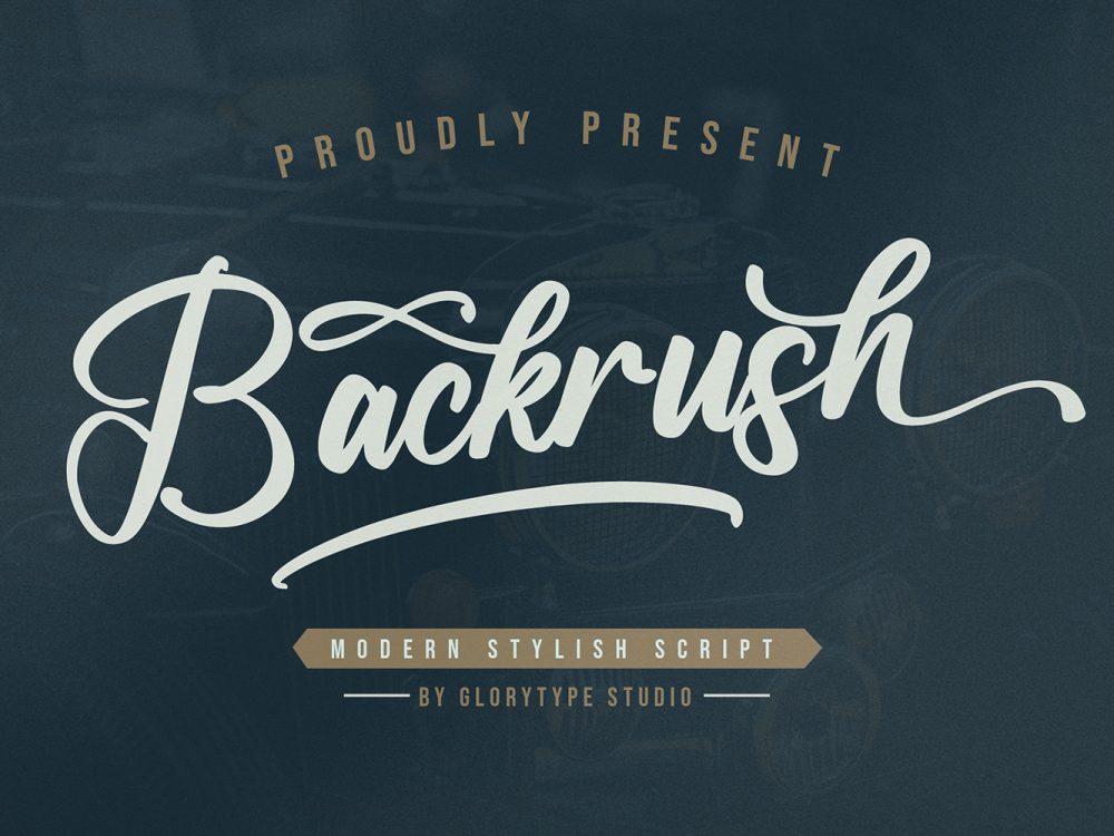 Backrush Free Font